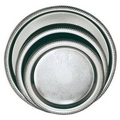 18" Round 18/10 Stainless Steel Gadroon Tray with Chase